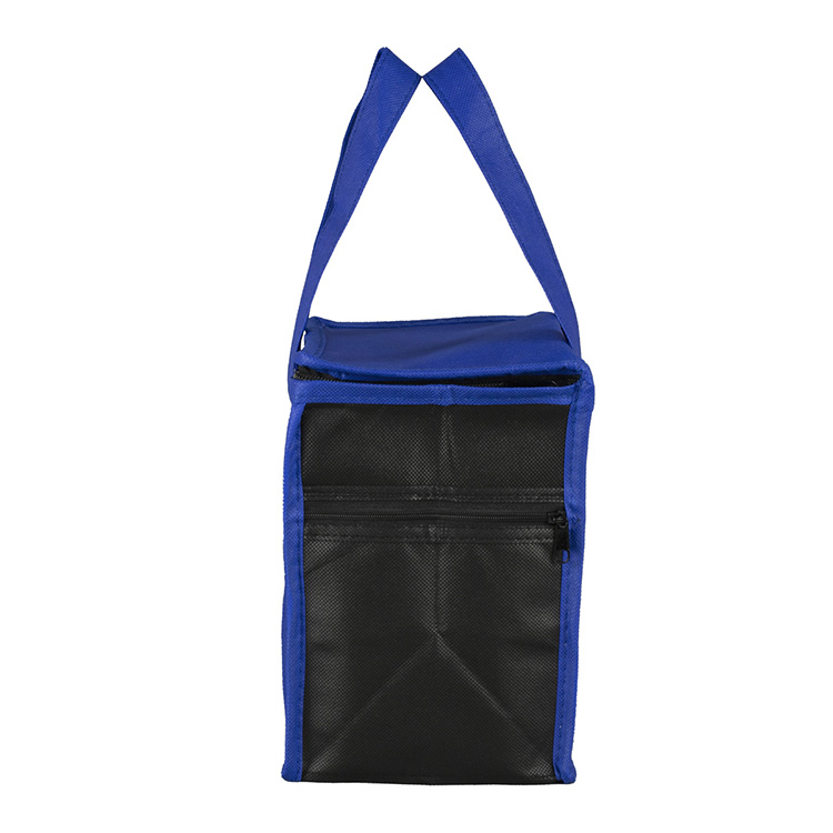 8"W x 8-1/2"H x 6"Gusset - "SUPER FROSTY" Insulated Food Delivery Bag – Lunch Size Tote 16