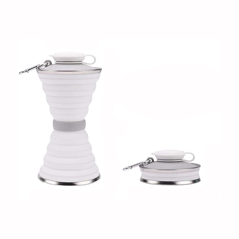 17 Ounce Silicone Folding Cup with Carabiner 3