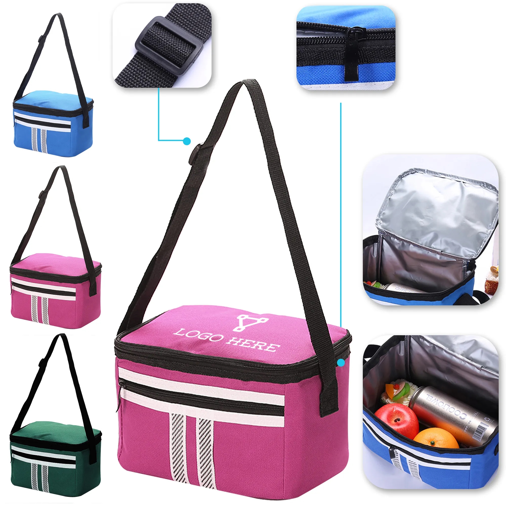 Lunch Bento Box Cooler Tote 1