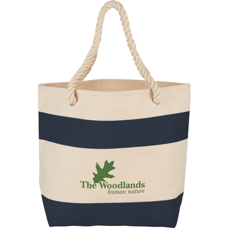 Rope Handle 16oz Cotton Canvas Tote 11
