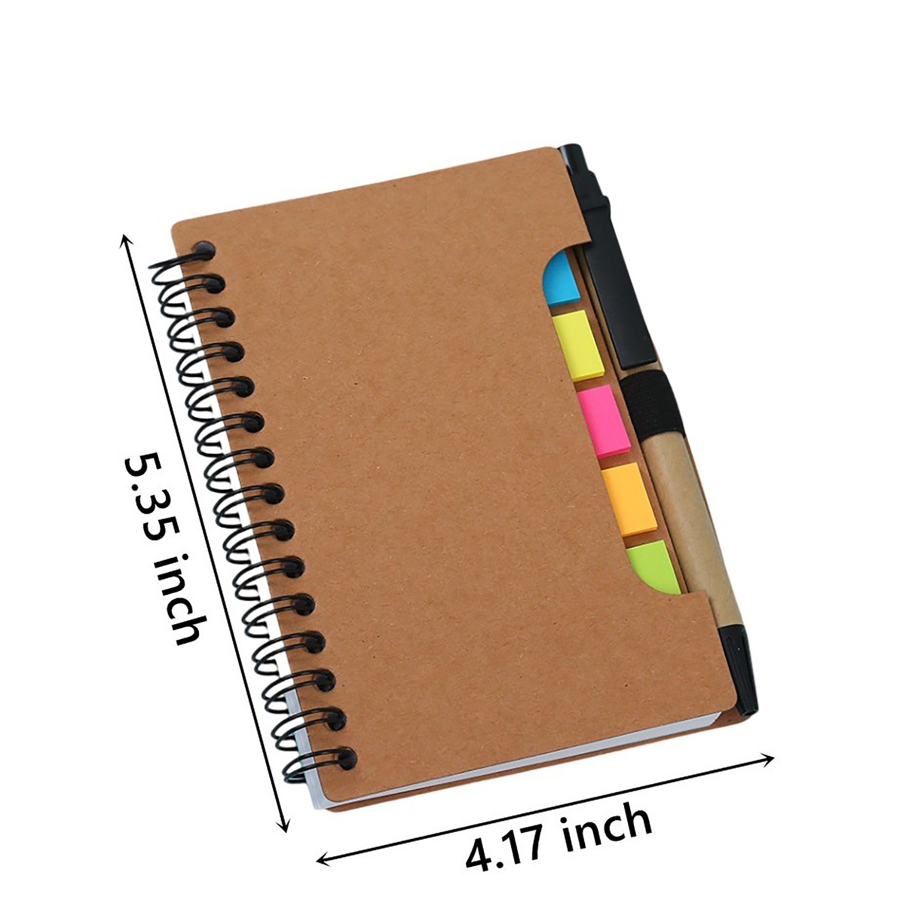 Notepad With Pen Holder and Stickers 3