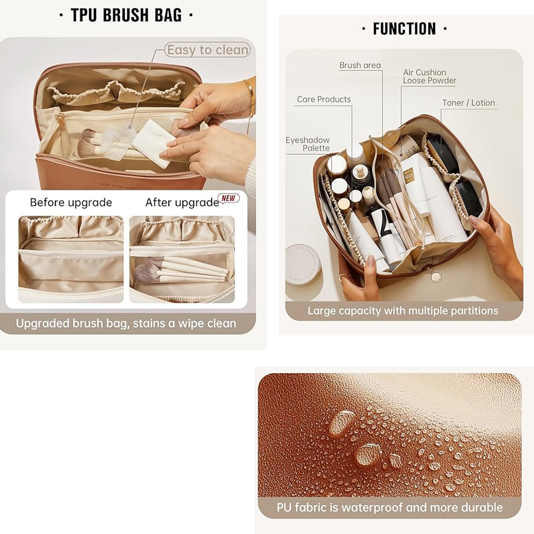 Large Capacity Cosmetic Bags For Women 4