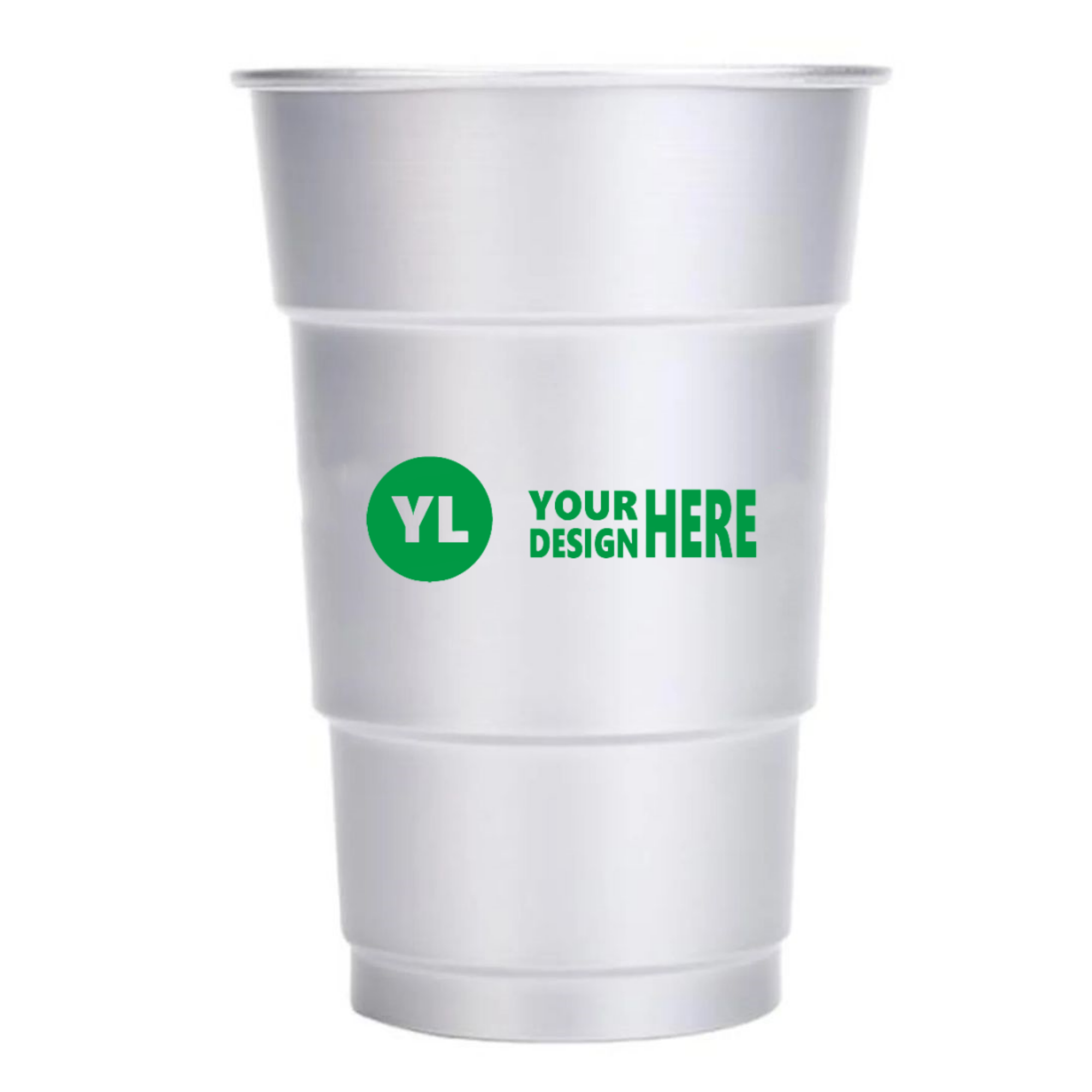 16oz Camping Party Cold Drink Beer Mug Stadium Metal Aluminum Cup 1