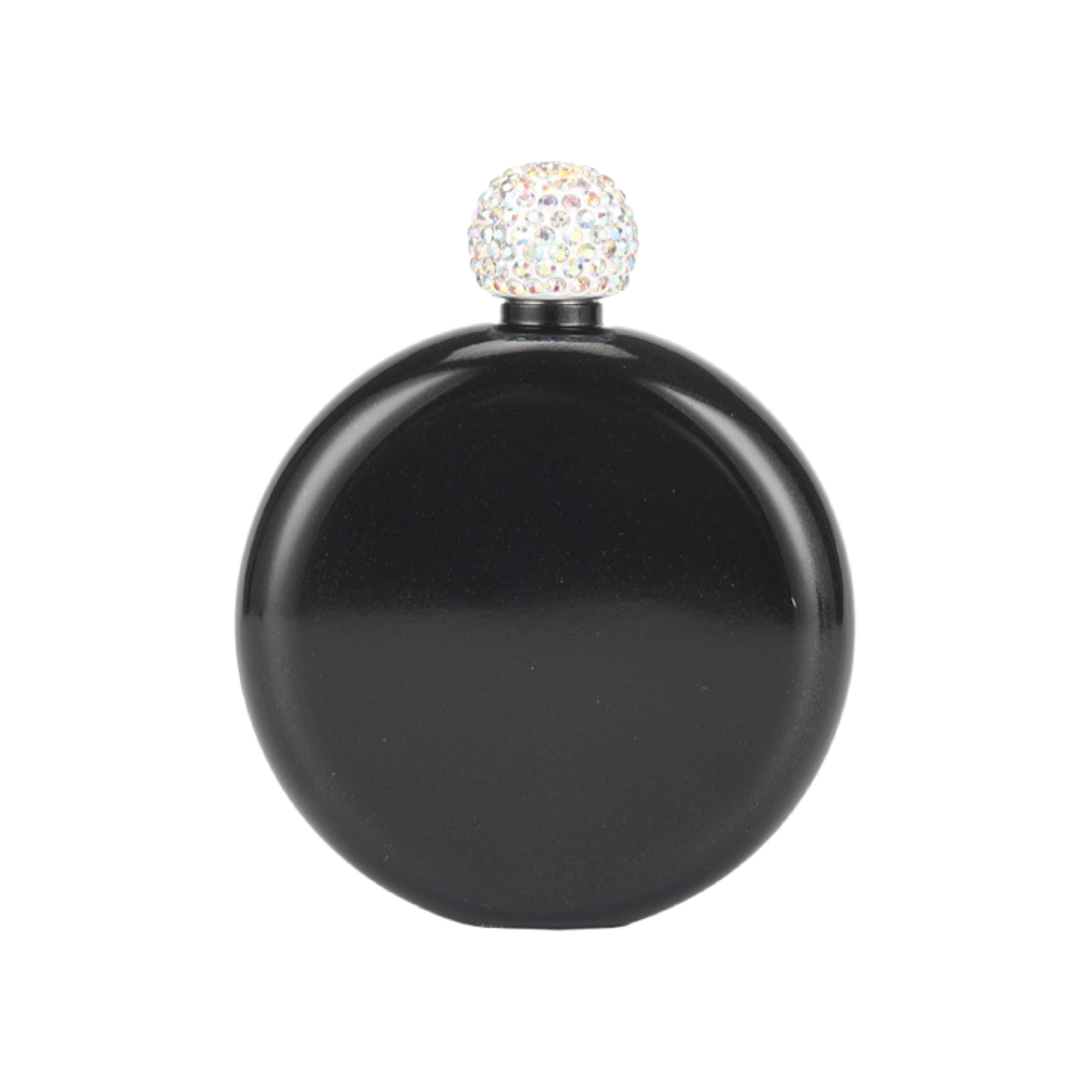 5oz Stainless Steel Wine Flask With Rhinestone Cap 3