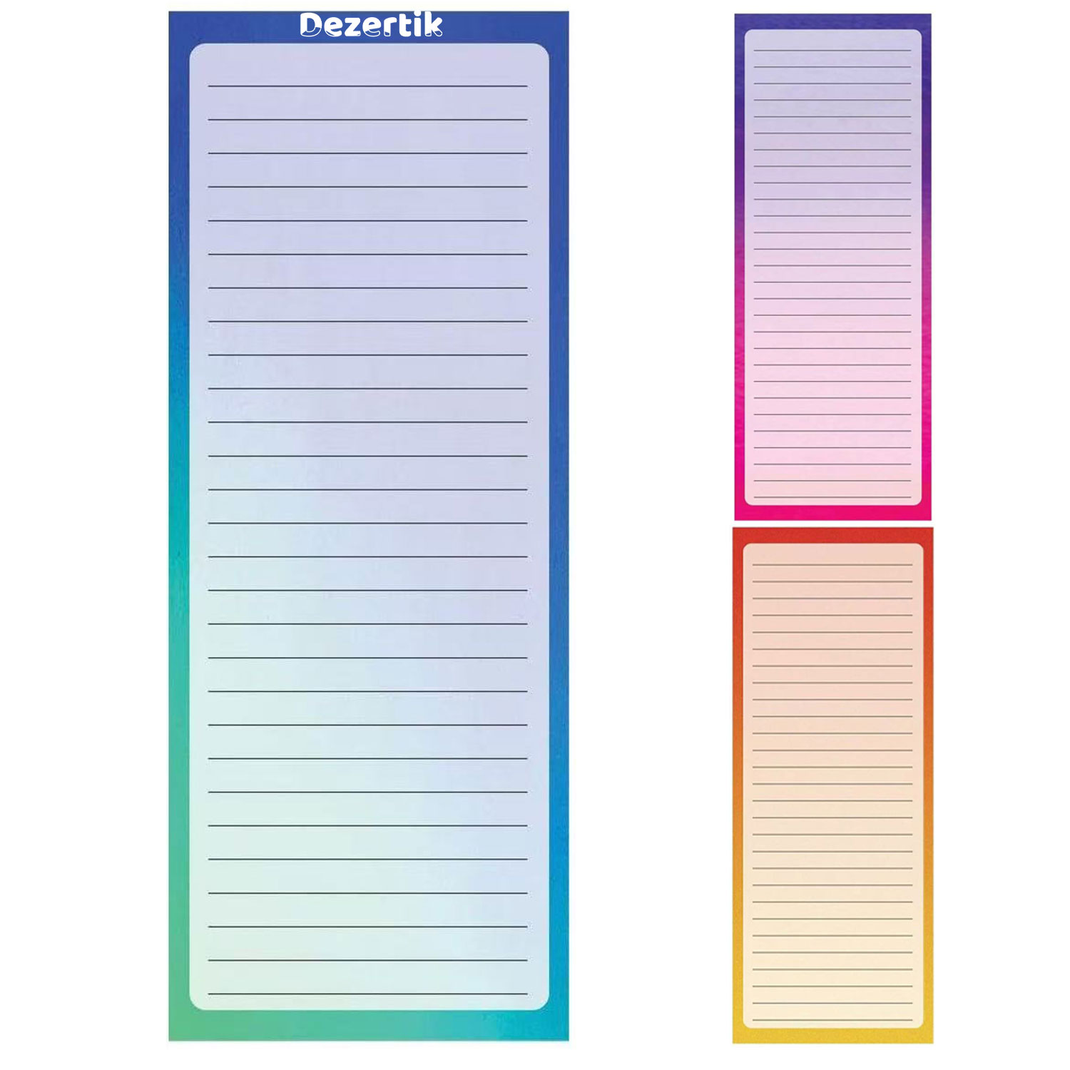 Magnetic Fridge Notepads for To-Do Lists Grocery