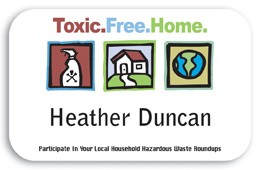 Laminated Personalized Name Badge (2.125X3.375") Rectangle