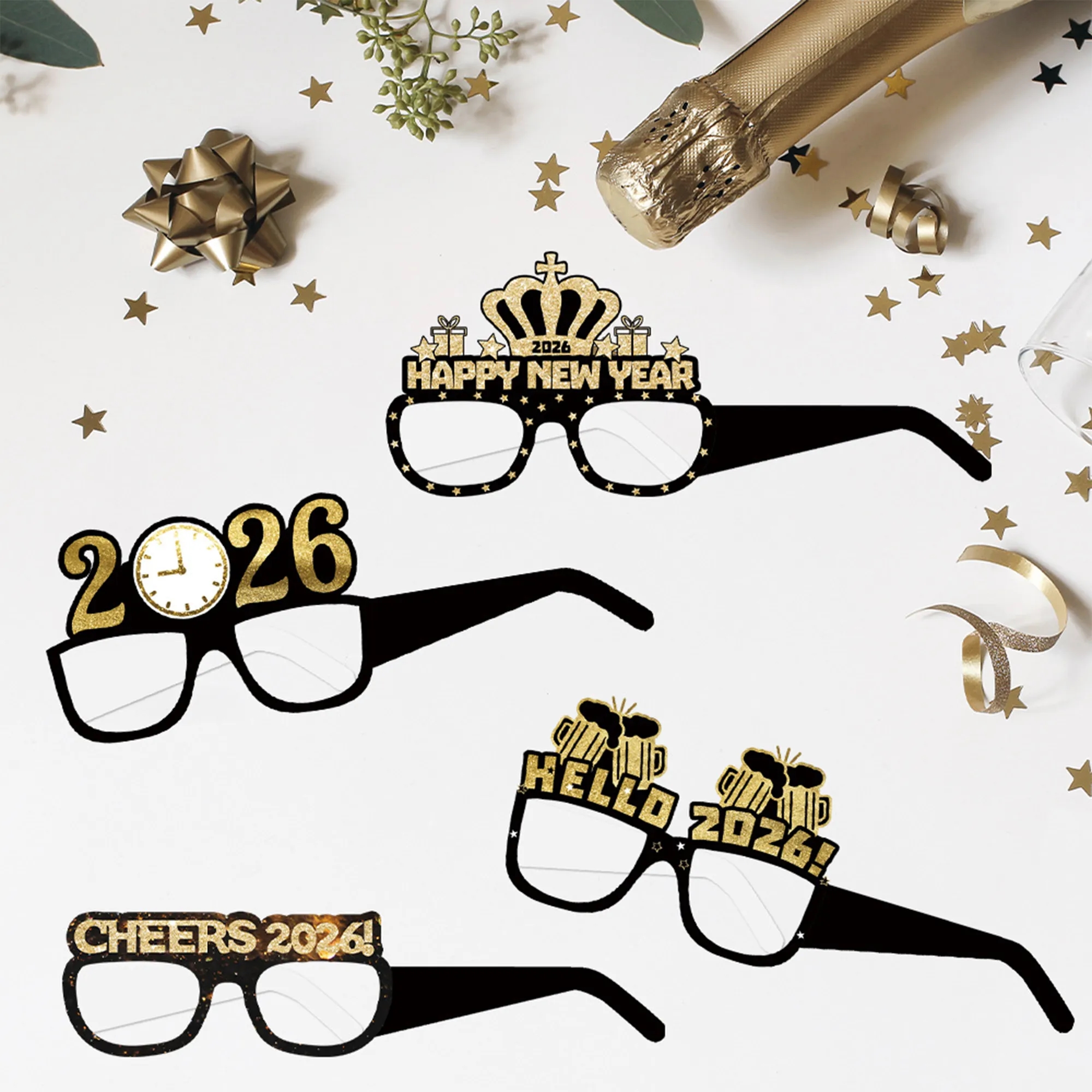 6-Pack New Year's Eve Party Glasses 2