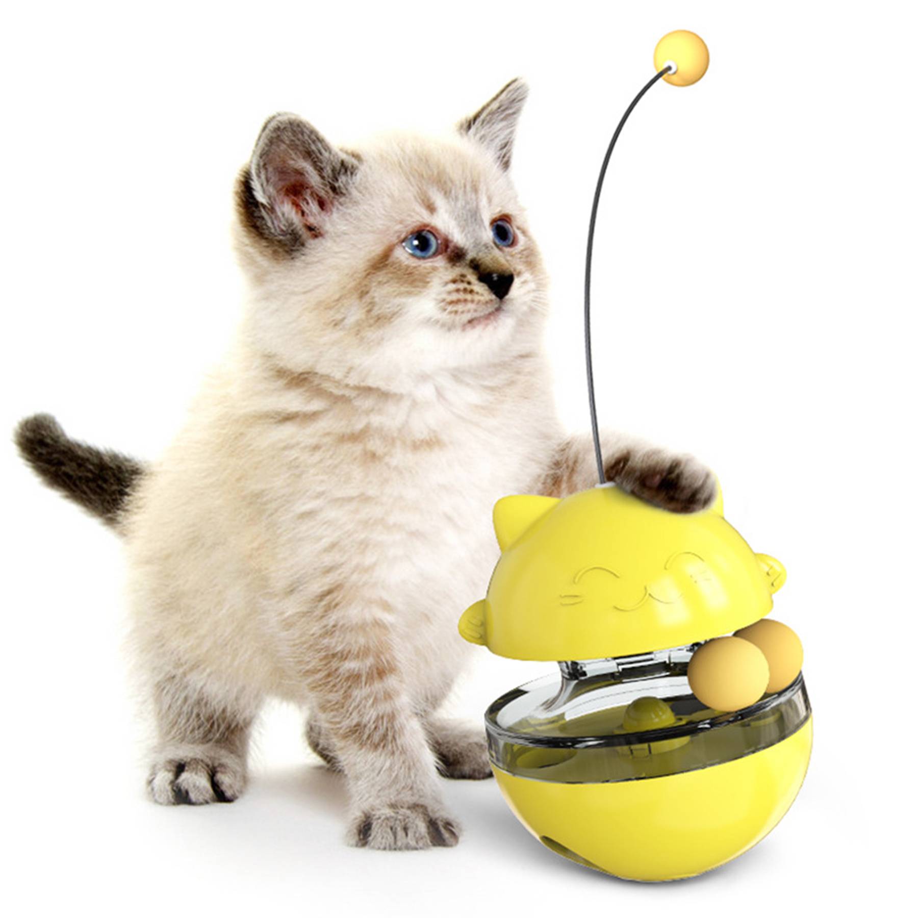 2 in 1 Cat Treat Dispenser Toy 4