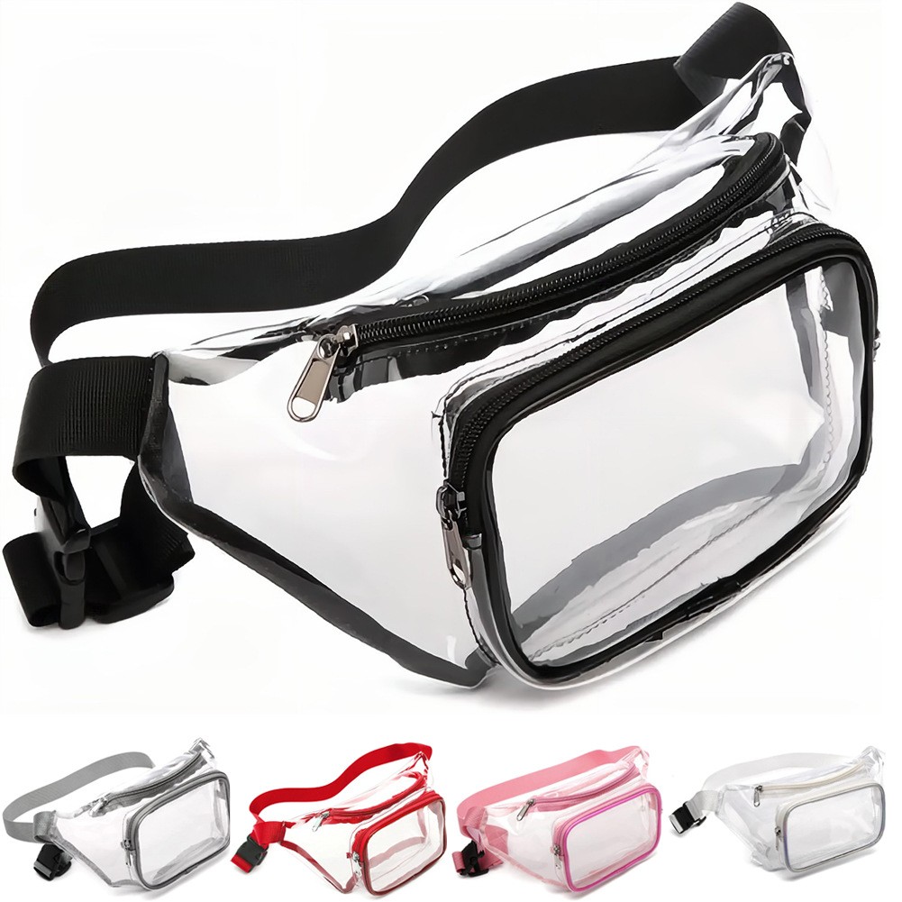 Clear Fanny Pack Waterproof Cute PVC Waist Bag Purse 4