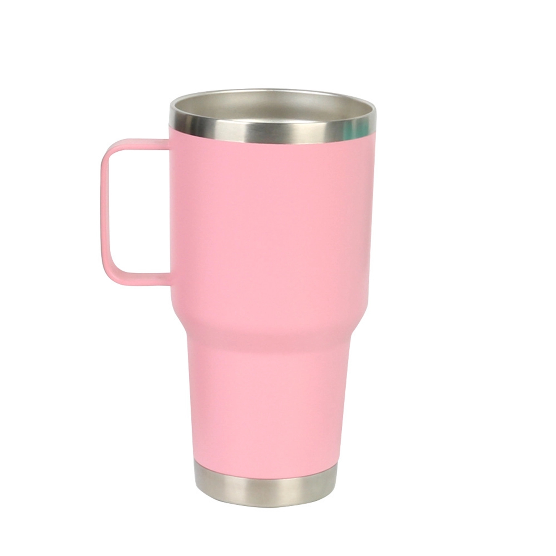 30 Oz. Stainless Steel Double Wall Tumbler With Handle 7