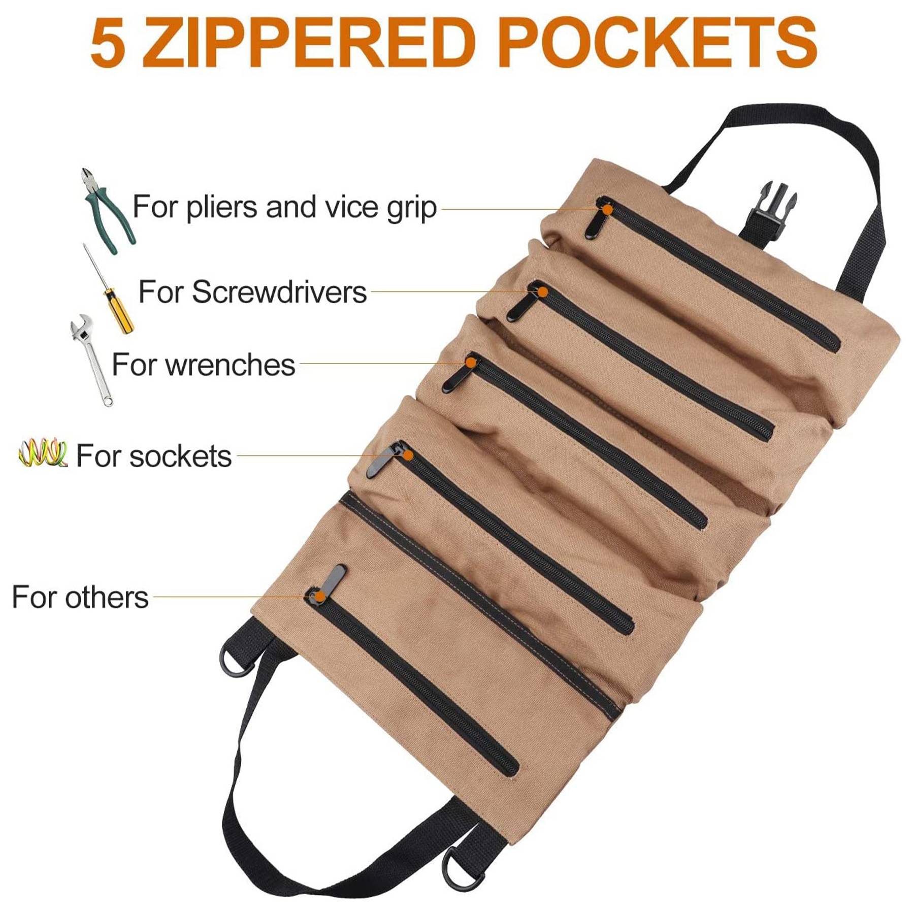Oxford Outdoor portable waterproof tool storage bag 6