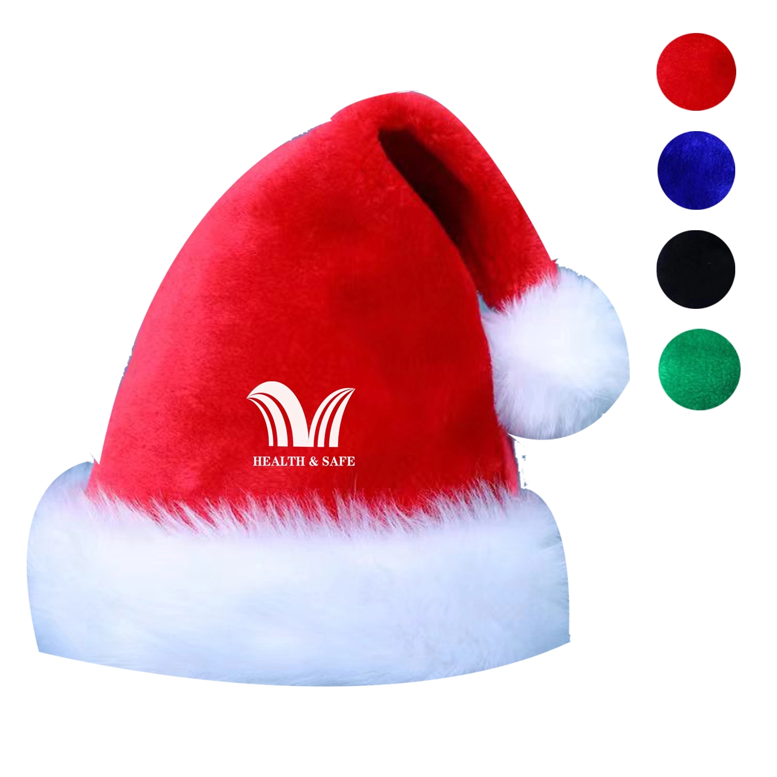 Red Christmas Santa Hat For Adults 2