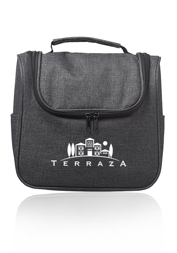 Road Trip Heathered Toiletry Bags 1
