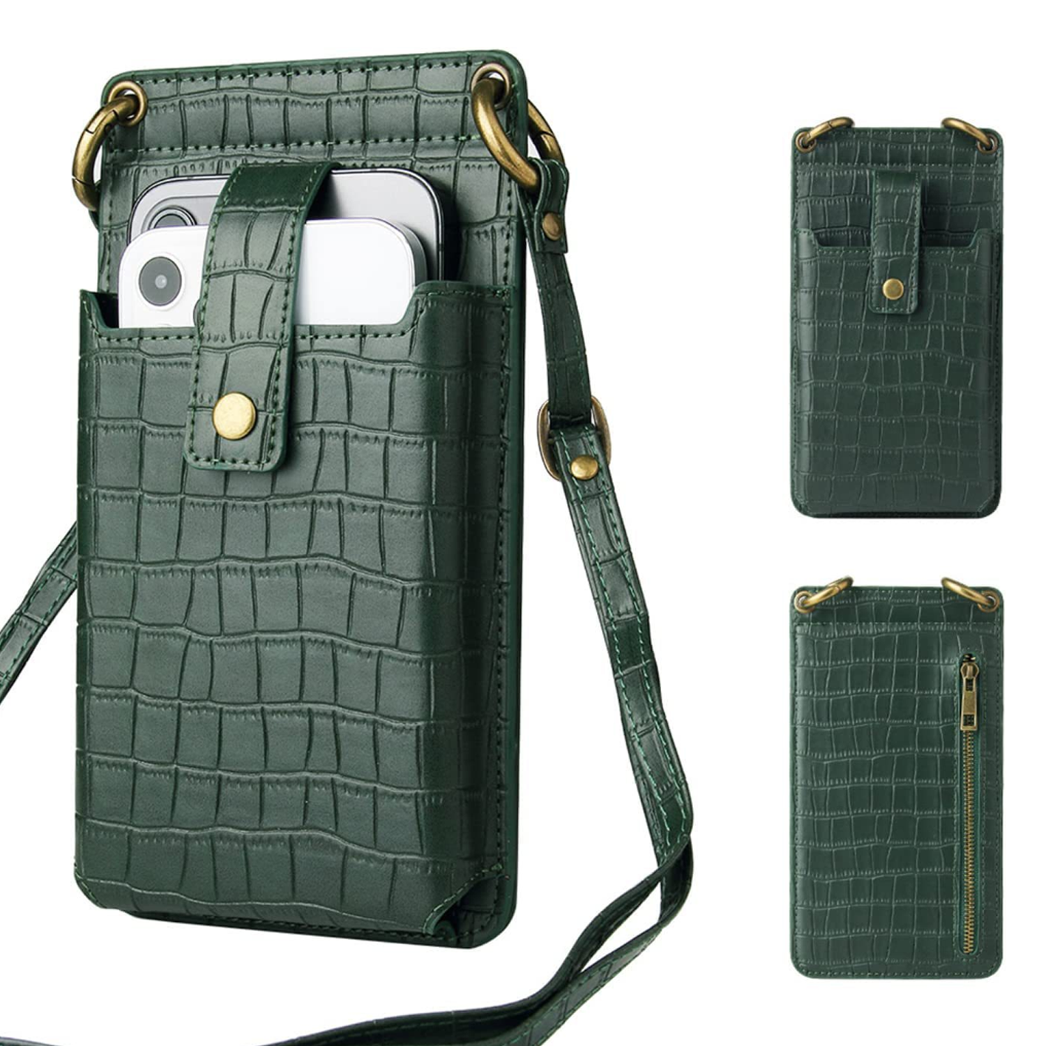 Lightweight Mini Shoulder Bag Purse w/ Credit Card Slots 4