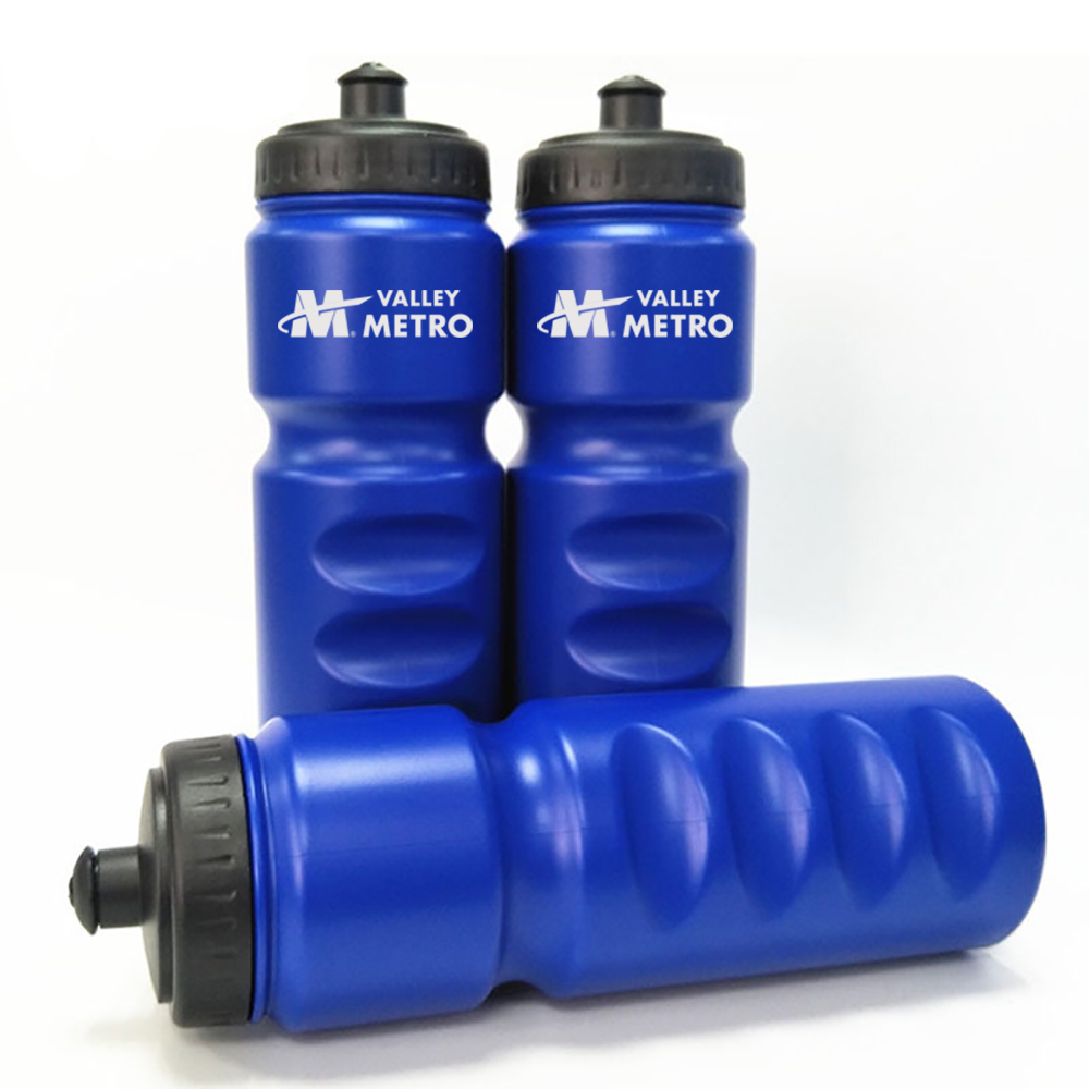 25 Oz. Plastic Bike Bottle w/ Push Pull Lid 2