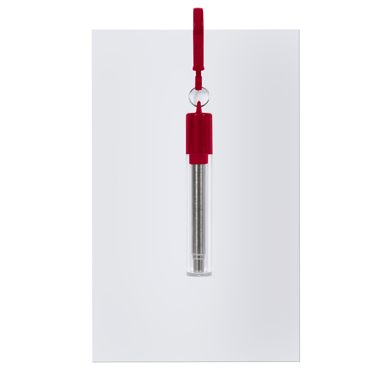 Greeting Card With Collapsible Stainless Steel Straw Kit 8