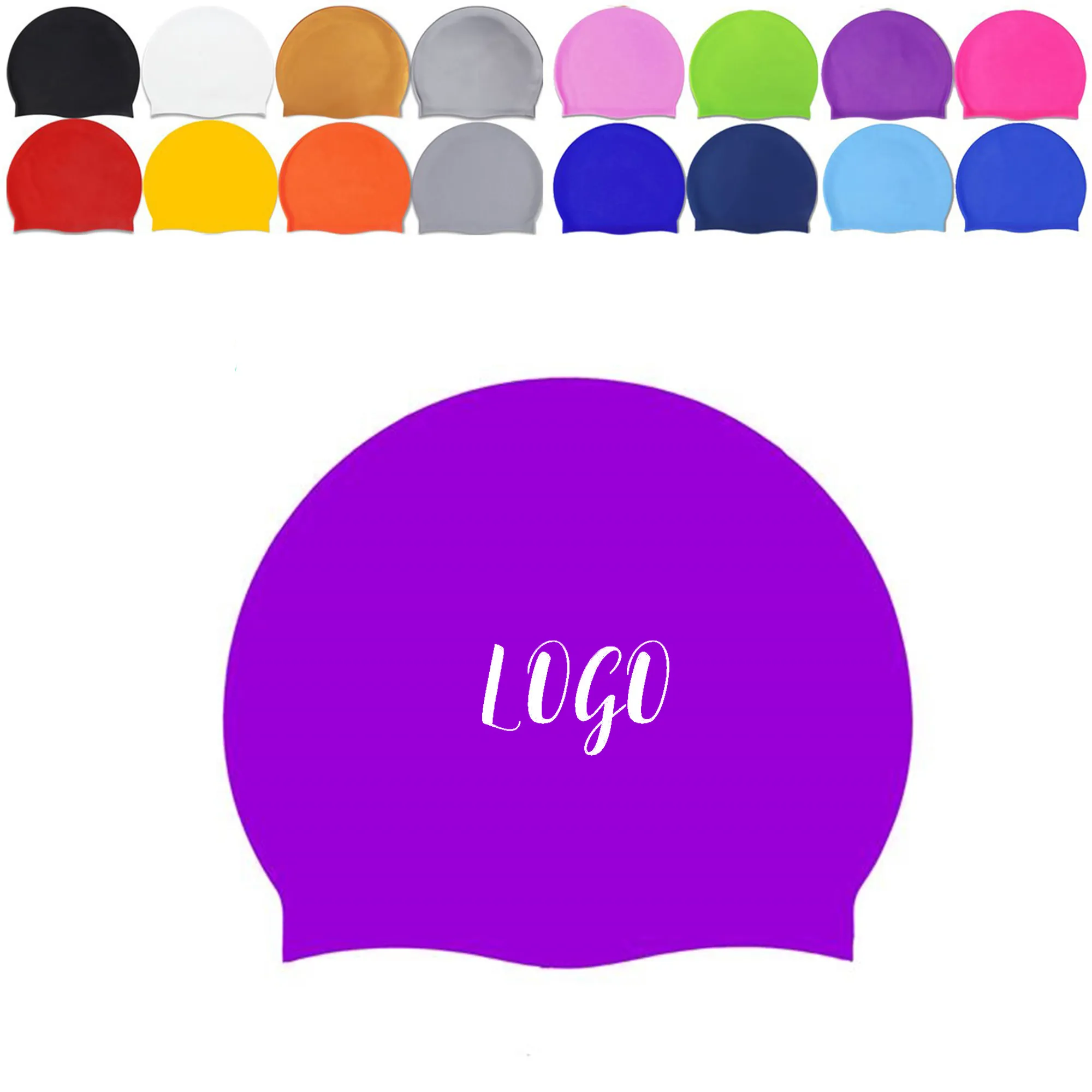 Comfortable Silicone Swimming Cap 1