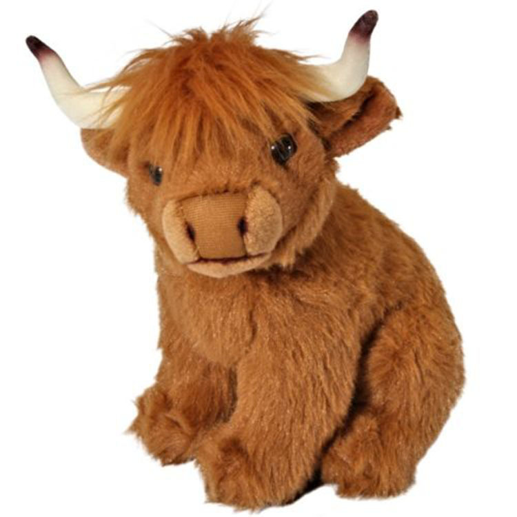 10" Highland Cow Soft Toy gift for kids 2