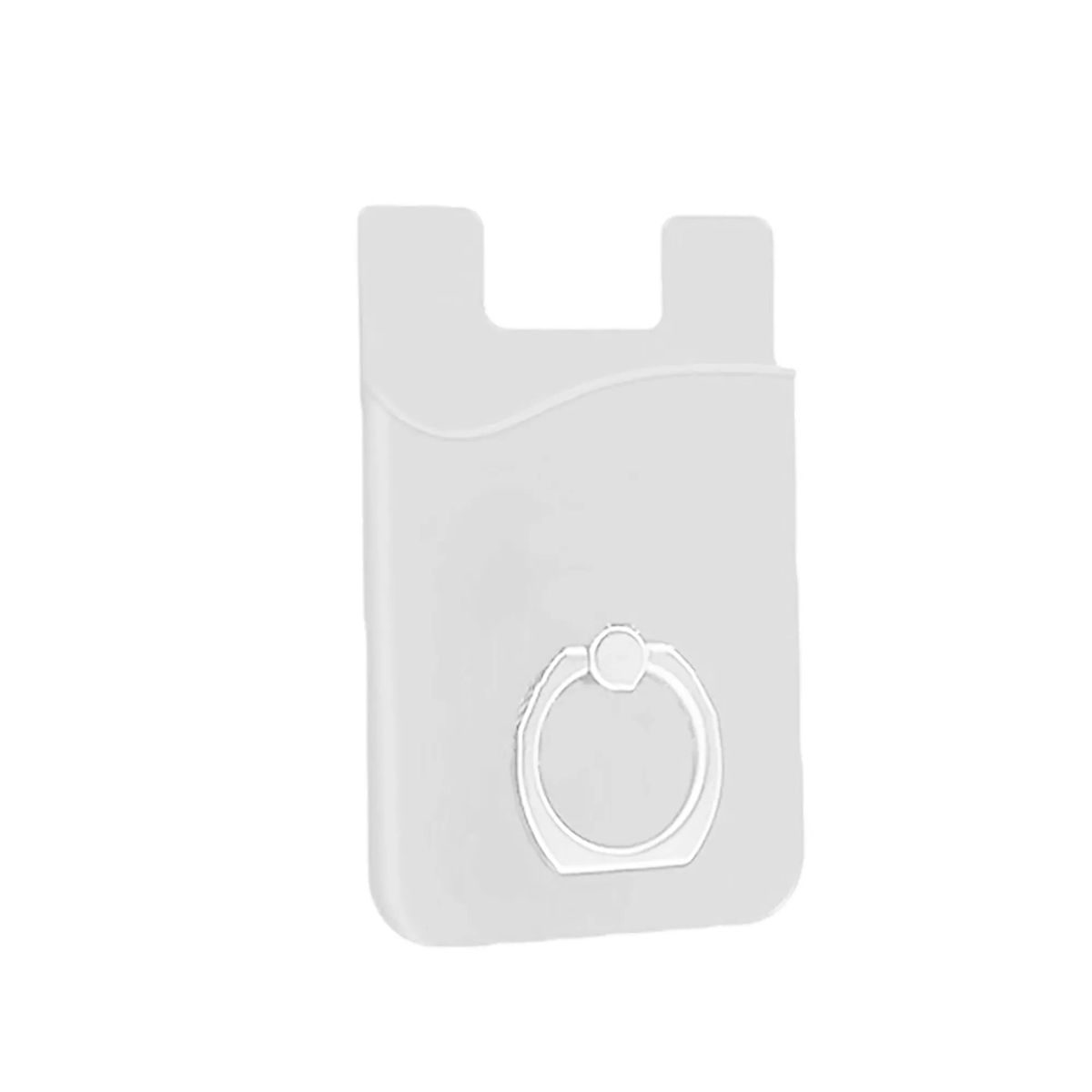 Silicone Phone Wallet Adhesive with Metal Grip Ring 10