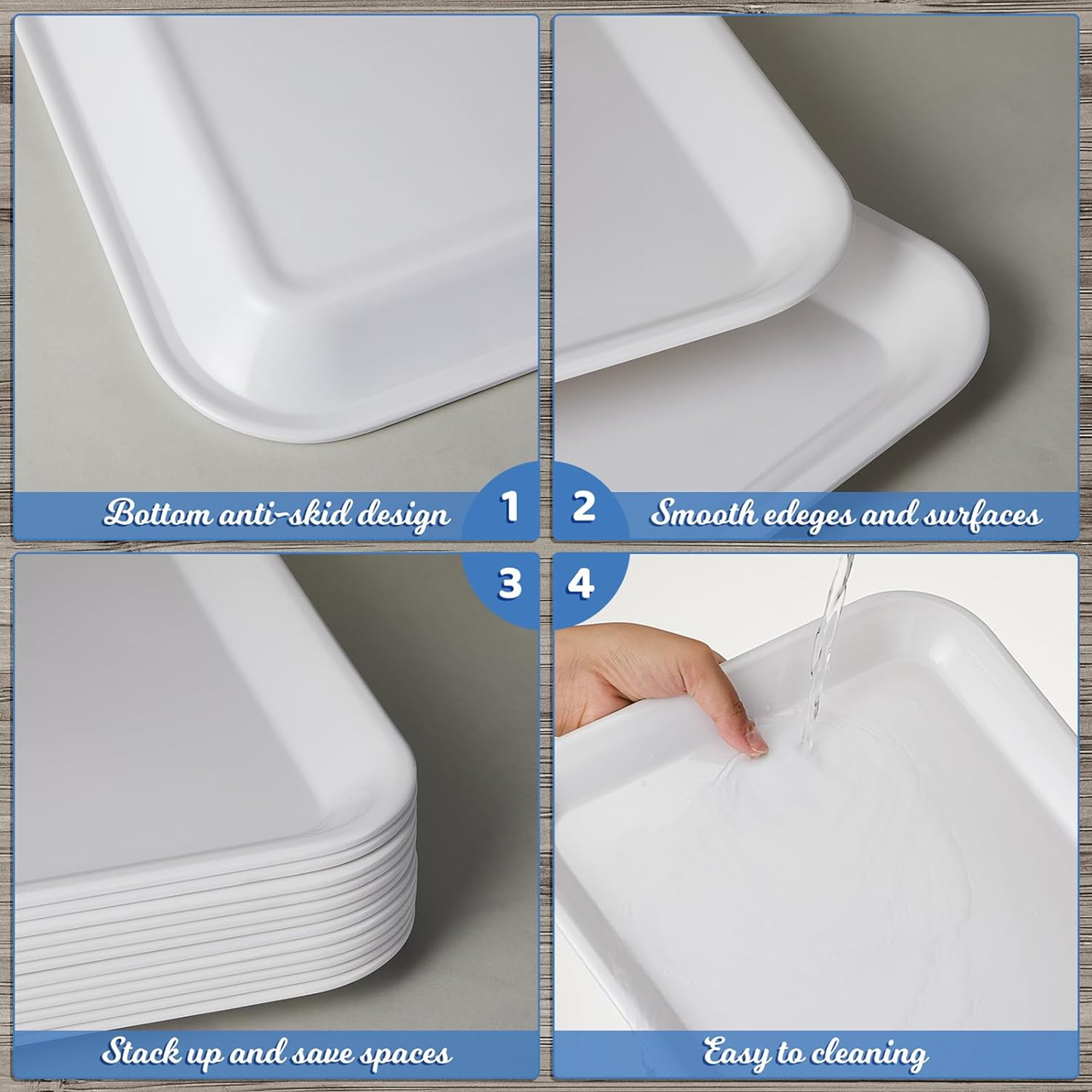 Large Rectangular Serving Platters 4