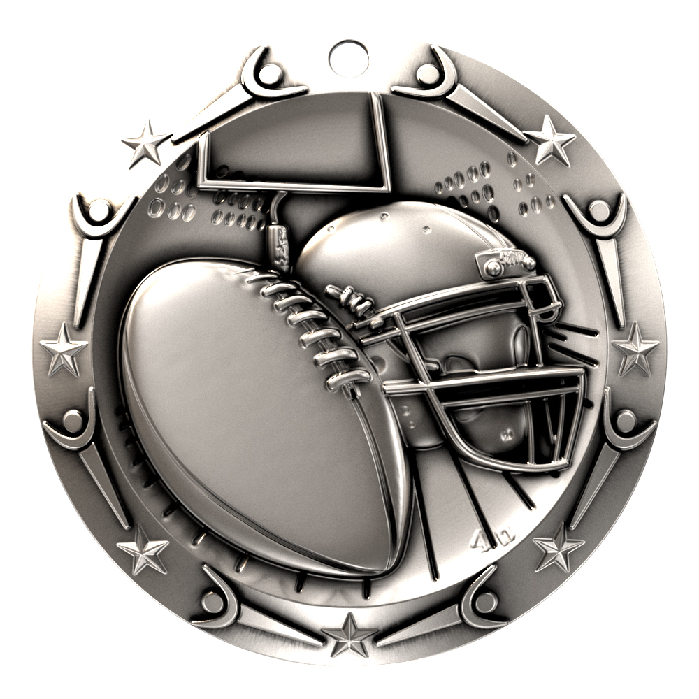 Football World Class Medallion (3") 3