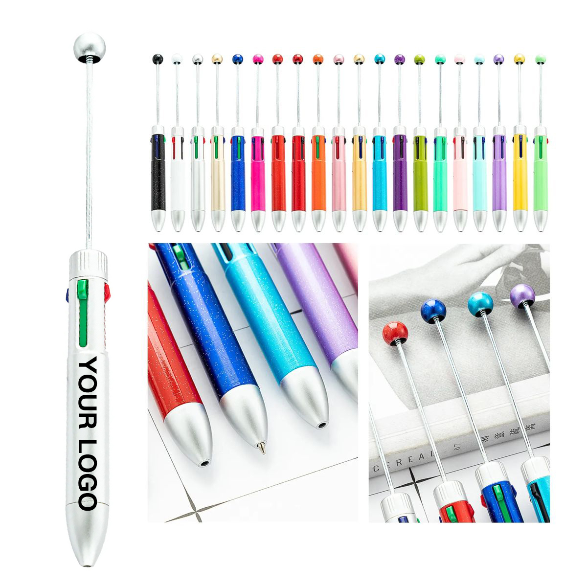 Plastic Multicolor Pen for School and Office Use 23