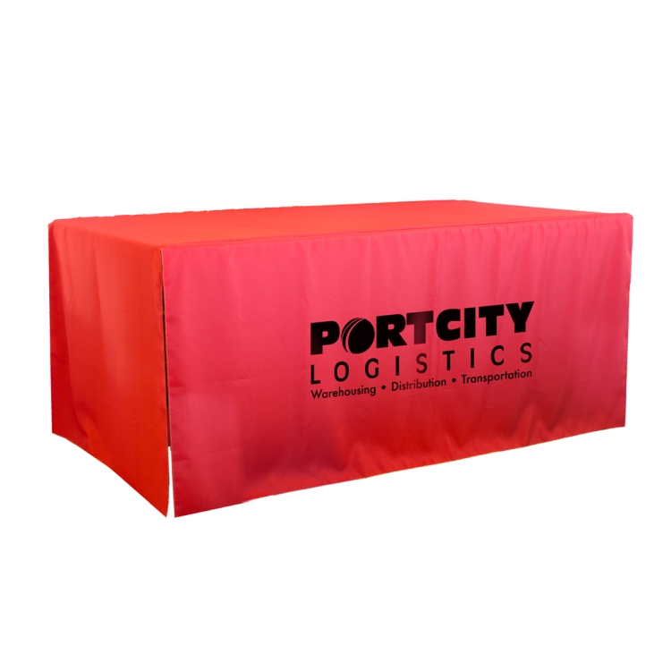 "Darley OS Eight" 3-Sided Throw Style Table Covers All Over Full Color Dye Sublimation Imprint - Fit 2