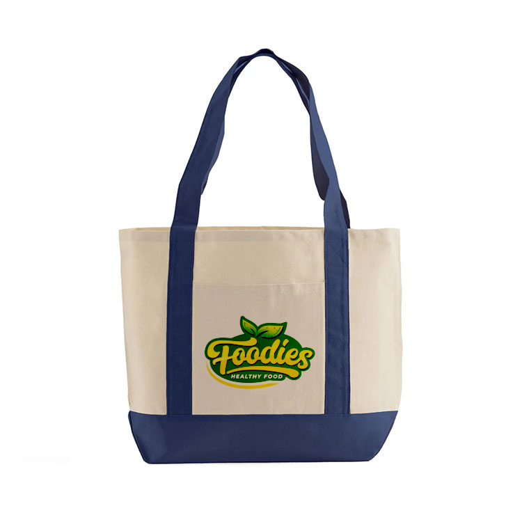 Islander Indigo Tote Bag, custom tote bag with logo imprint 9