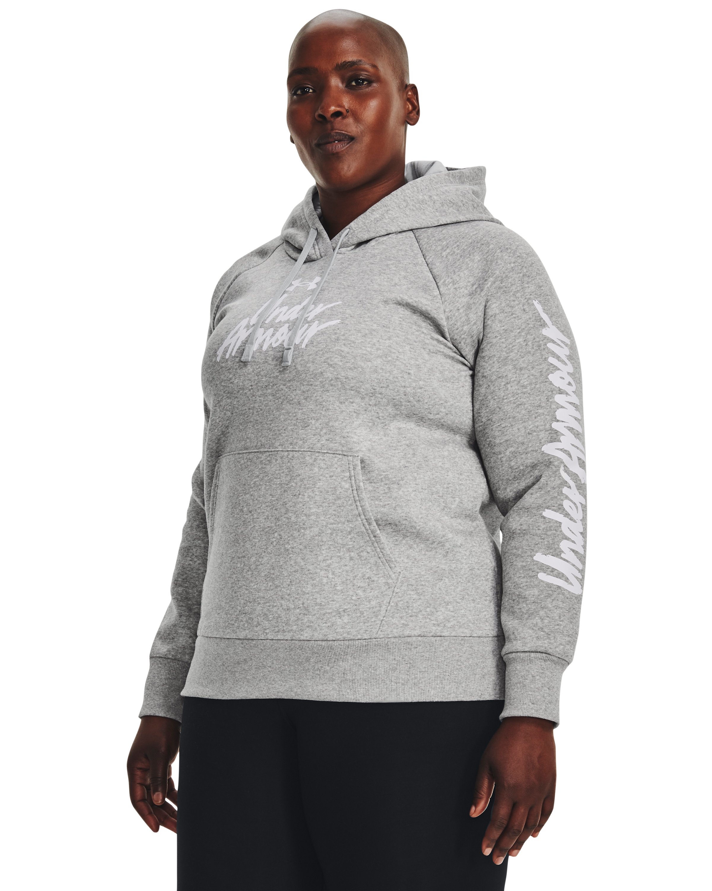 Women's UA Rival Fleece Big Logo Hoodie  2