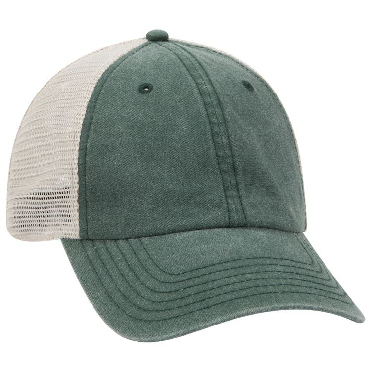OTTO CAP® OTTO FLEX® Fitted 6 Panel Low Profile Mesh Back Trucker Hat 19