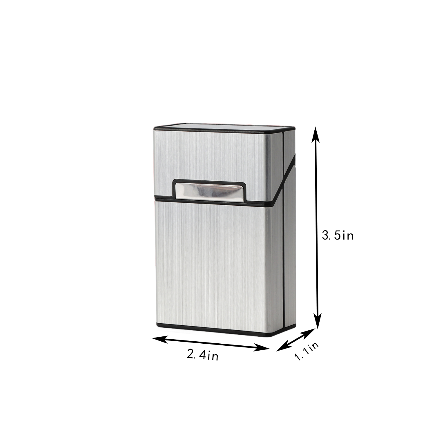 Portable Moisture-Proof 20-Cigarette Metal Case 4