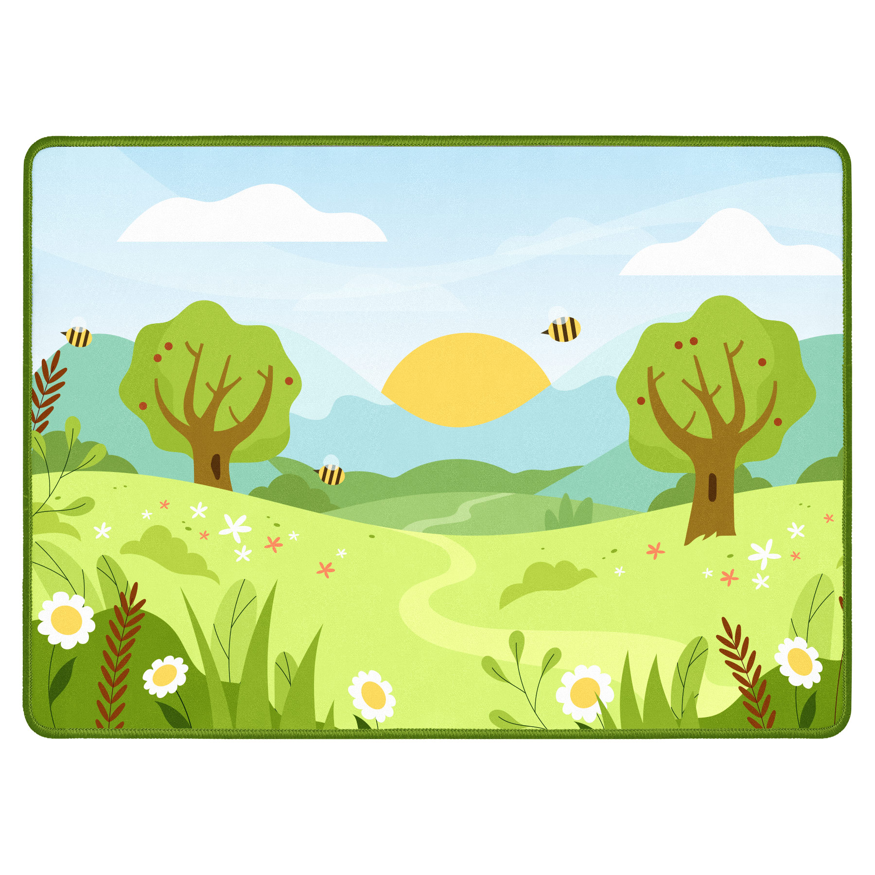 5mm Thickened Dye-Sublimation Rubber Mouse Pad 24