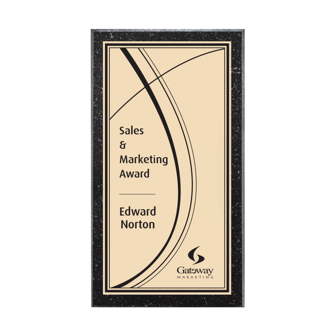 Baltimore/Everett Plaque - Gold/Tall 4