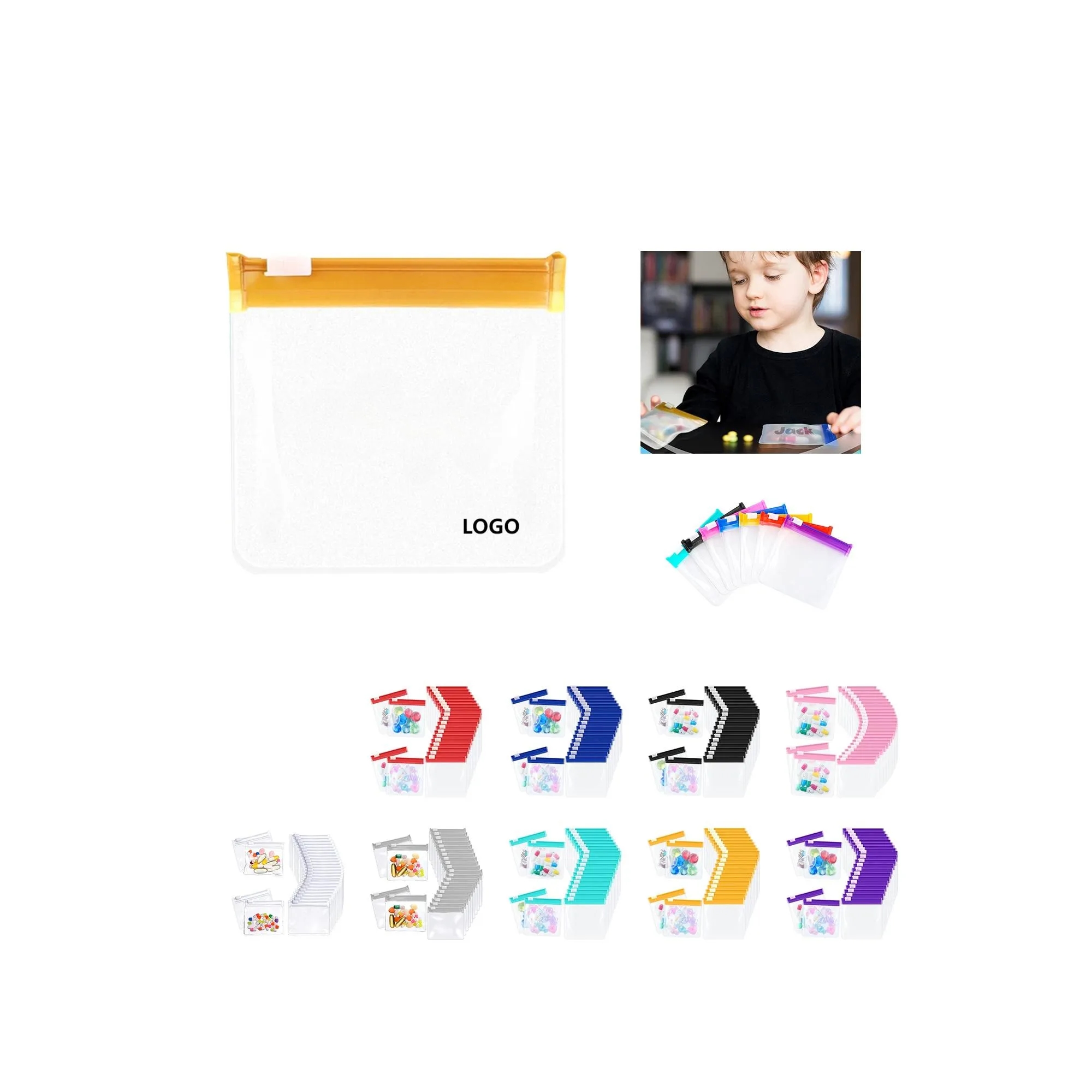 Eco-Friendly Travel Eva Pill Bagging Medicine and Ziplock Ba 4