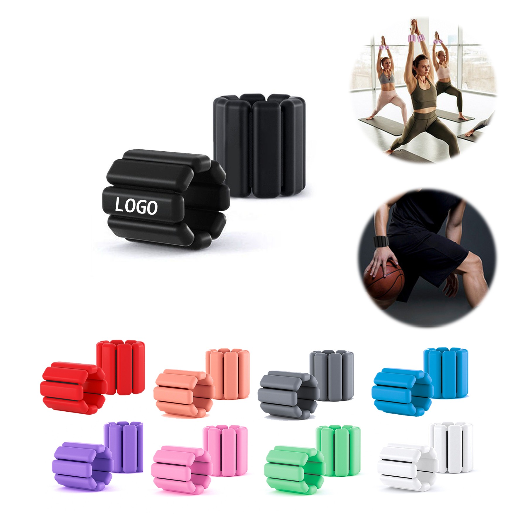 Adjustable Silicone Weighted Bracelet