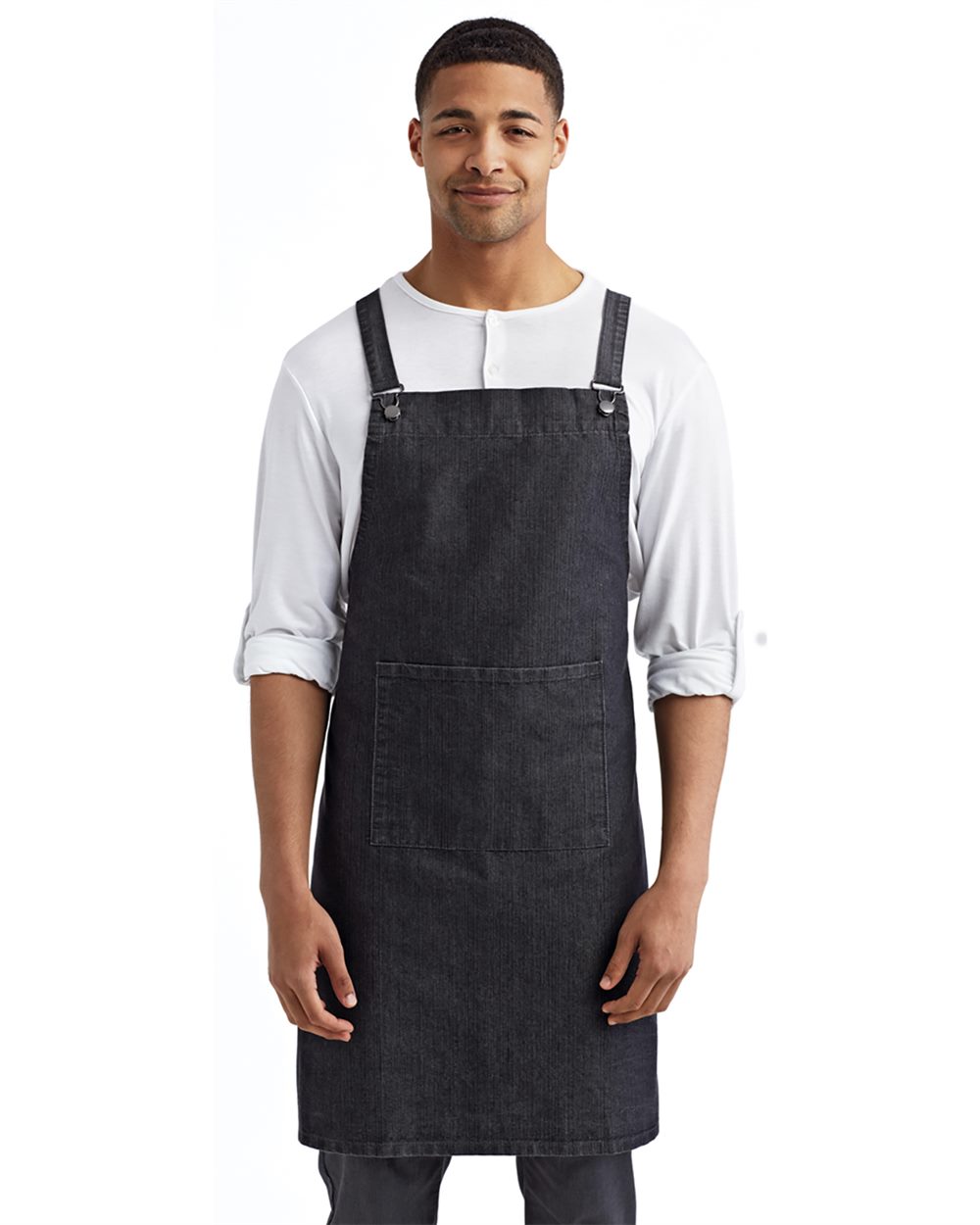 Cross Back Barista Bib Apron - RP129 14