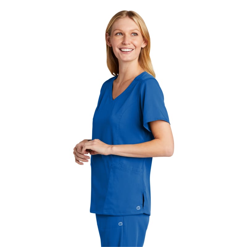 WonderWink Women's Premiere Flex Mock Wrap Top 3