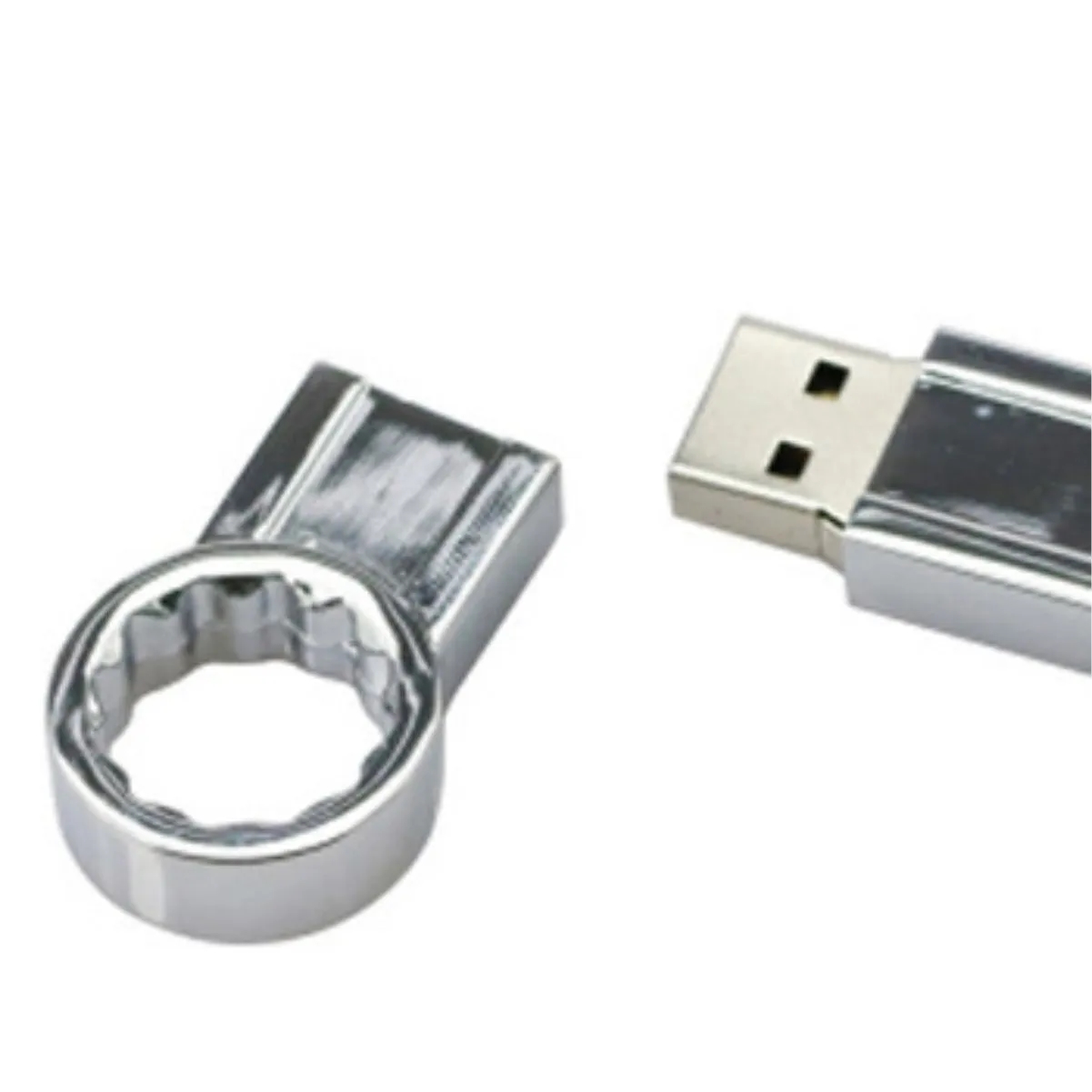 8 GB Metal Wrench Shaped USB Flash Drive Custom 7