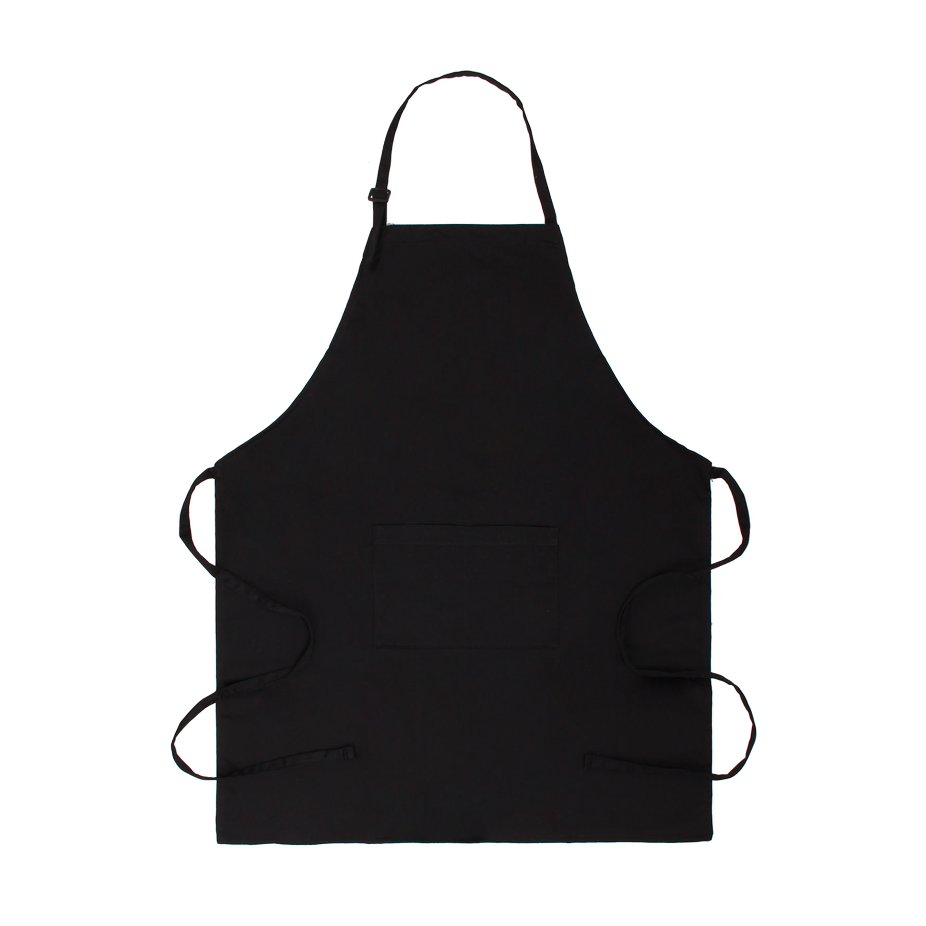 7 Oz. Adjustable Poly Cotton Twill Bib Apron W/2-Pocket 8