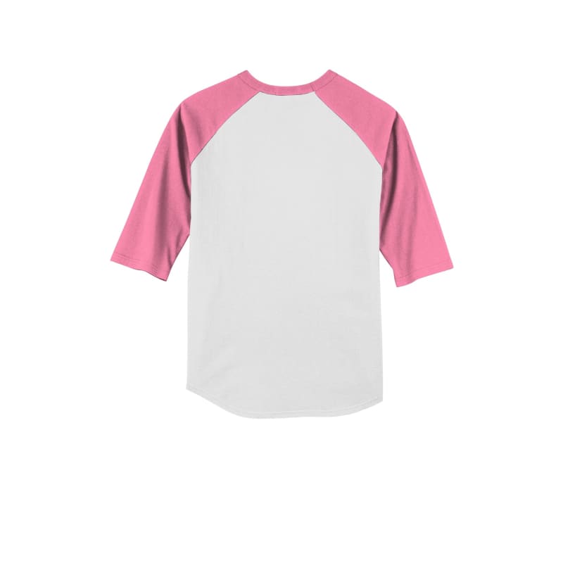 Sport-Tek Youth Colorblock Raglan Jersey. 7