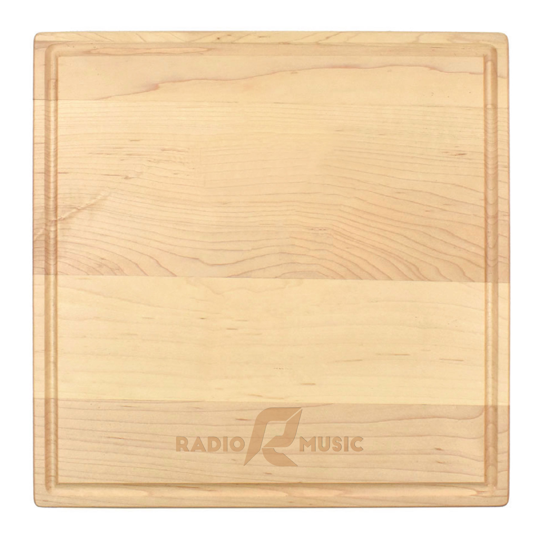 12 x 12" Maple Square Cutting Board with Juice Groove