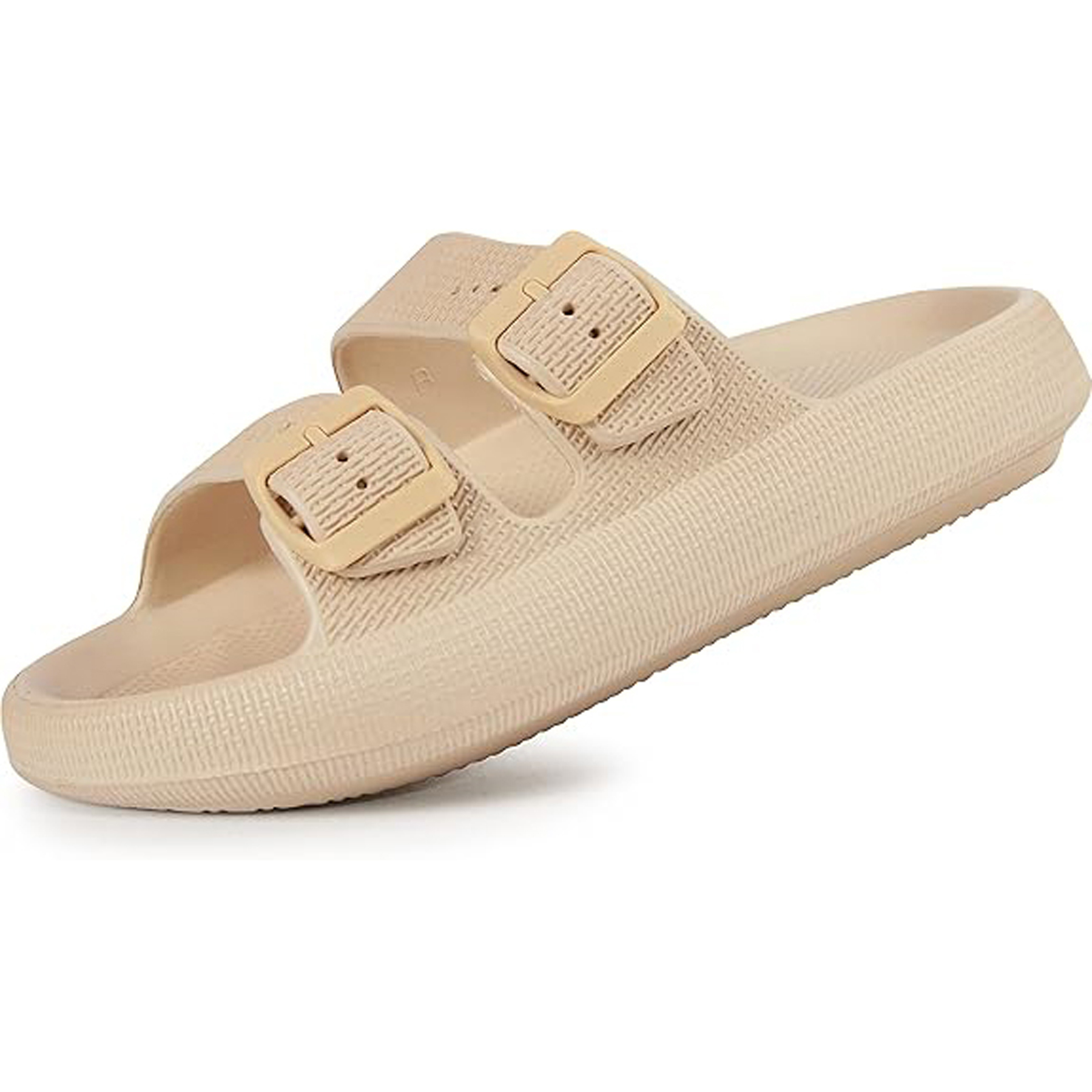 EVA Double Buckle Adjustable Flat Sandals 17