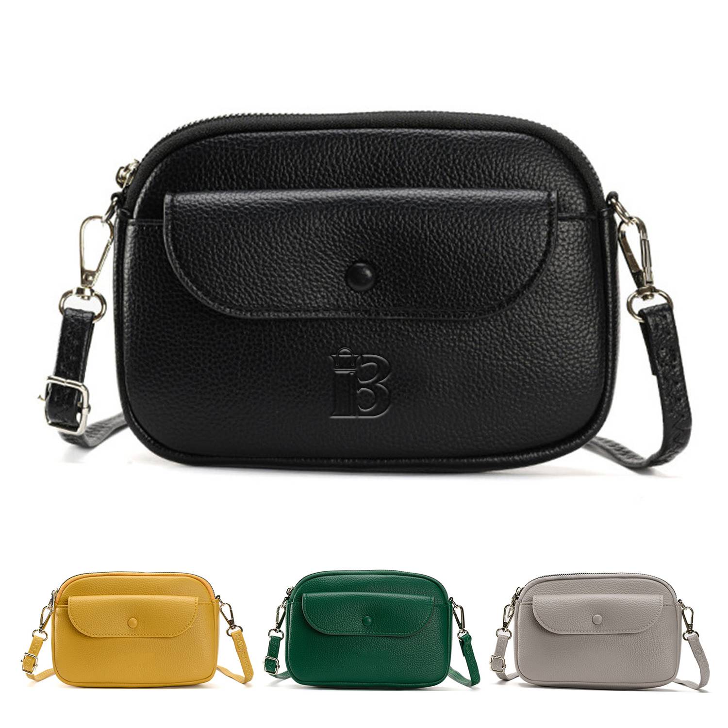 PU Leather Crossbody Phone Bag 2