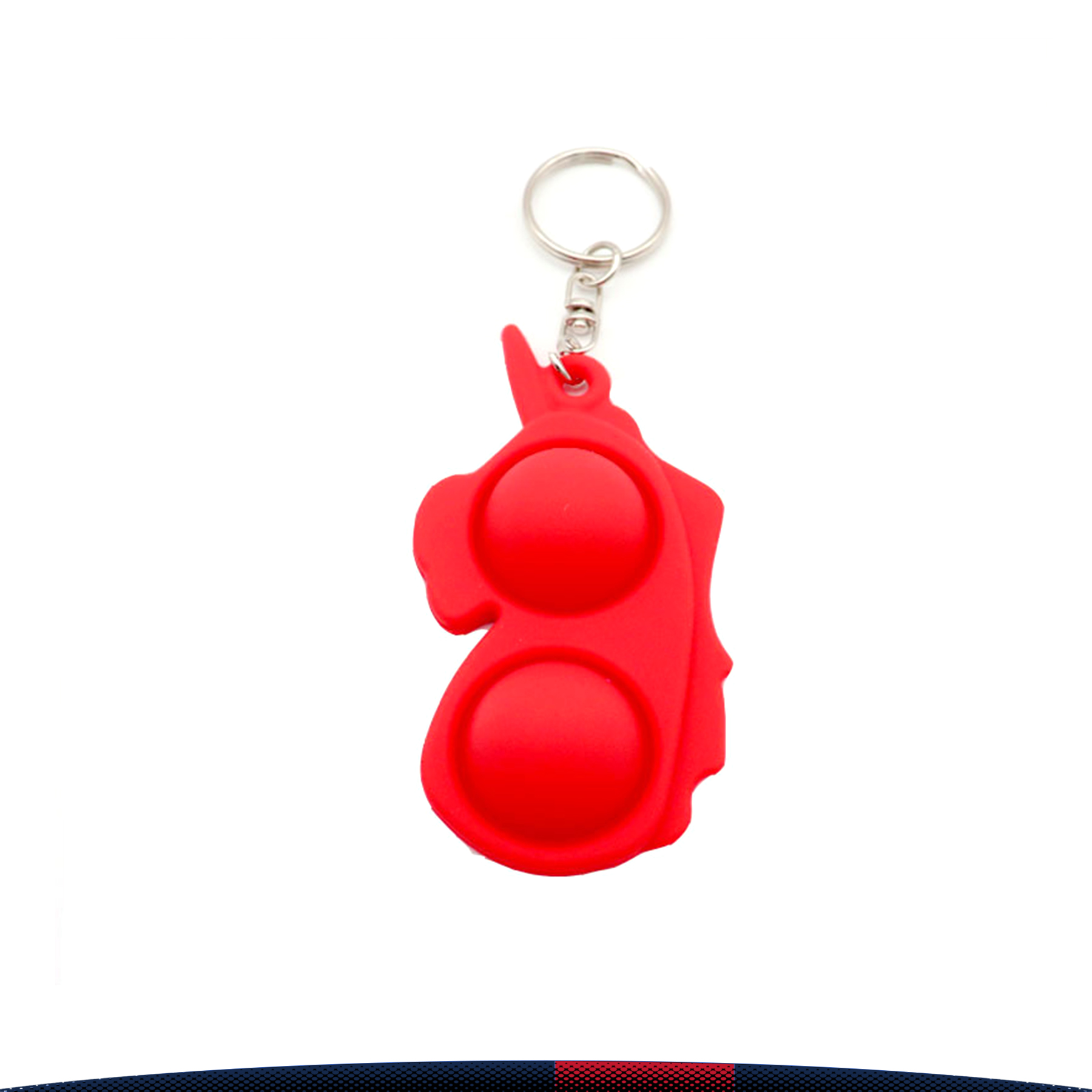 Unicorn Push Pop Bubble Keychain 2