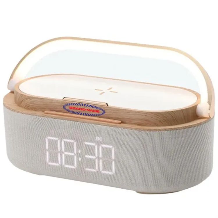Bluetooth Speaker Alarm Clock Wireless Charger 4