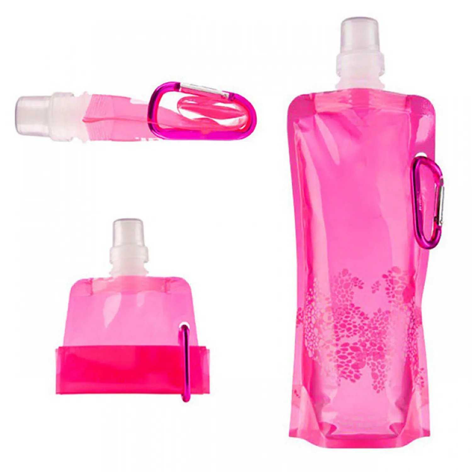 Collapsible Portable Water Bag Pouch Bottle 5