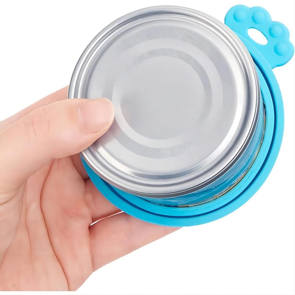 3-Step Silicone Pet Food Can Lids 7
