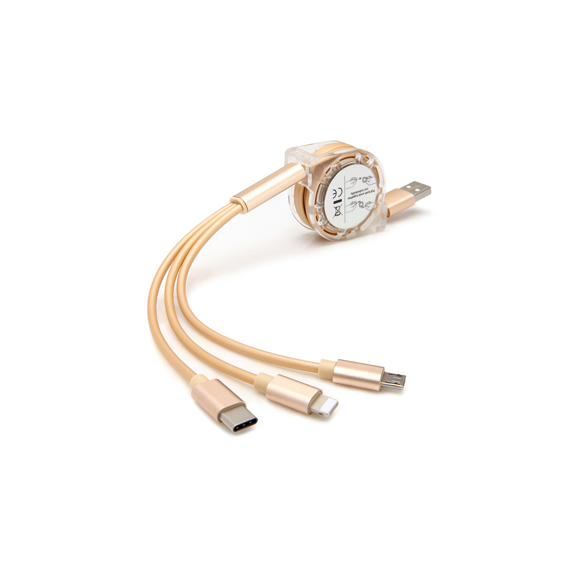 Three In One Retractable Charging Cable 9