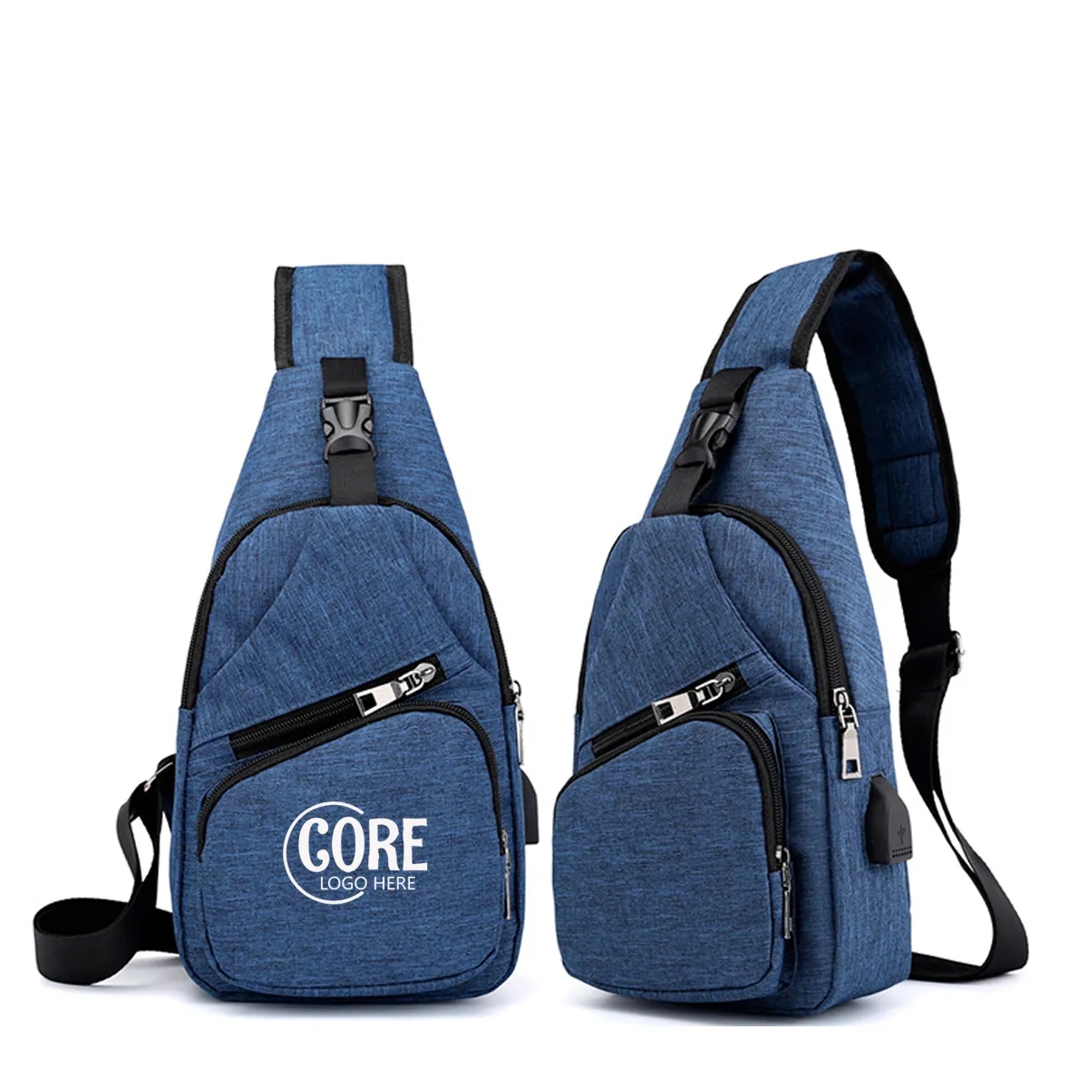 Men's Crossbody Bag with USB Charging Port 3