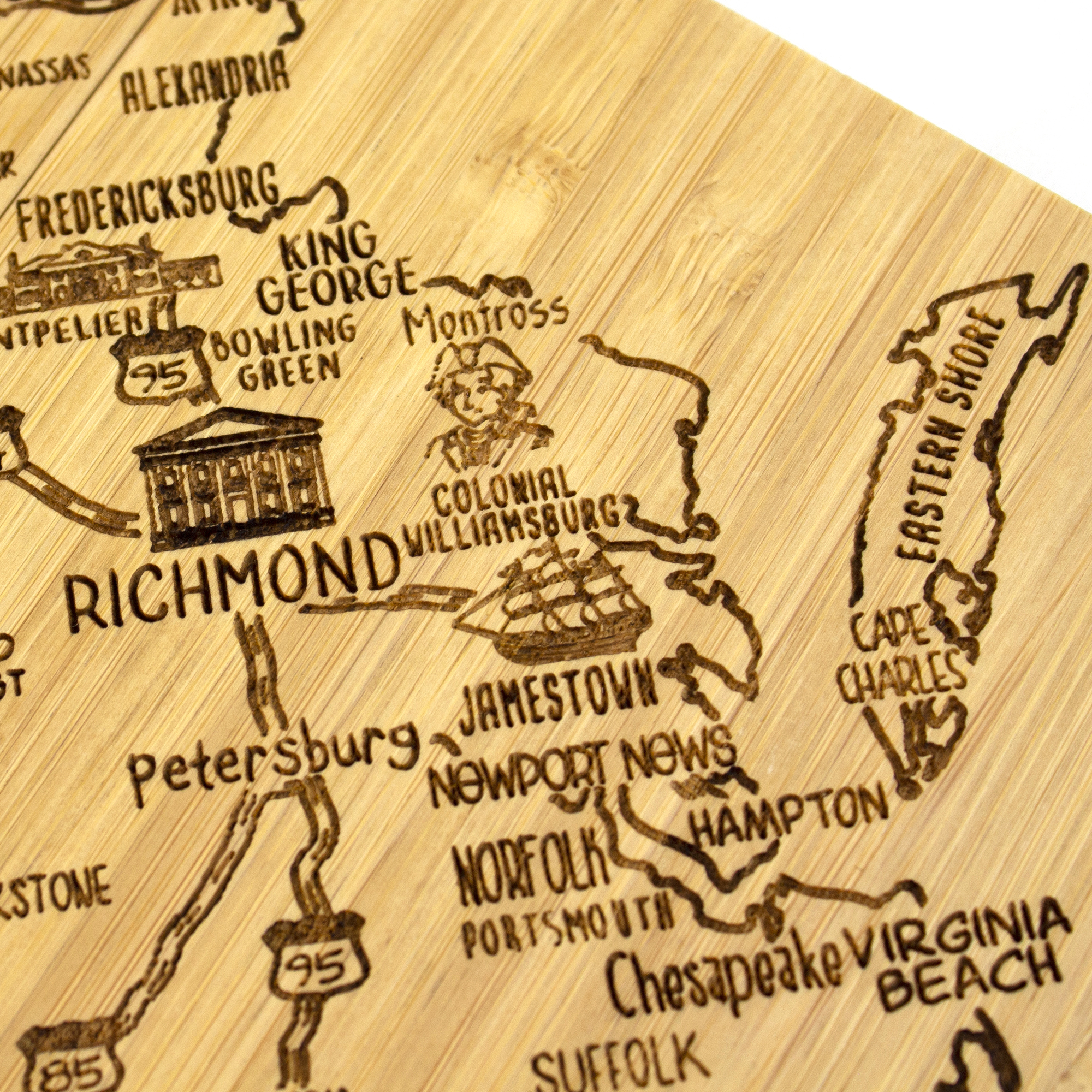 Virginia Puzzle Coaster Set 5